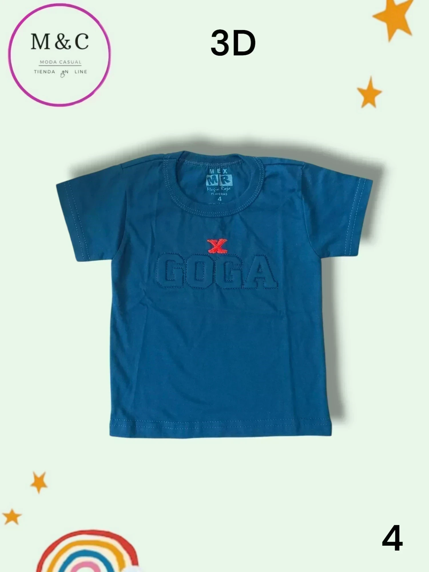Playera T-2 3D 