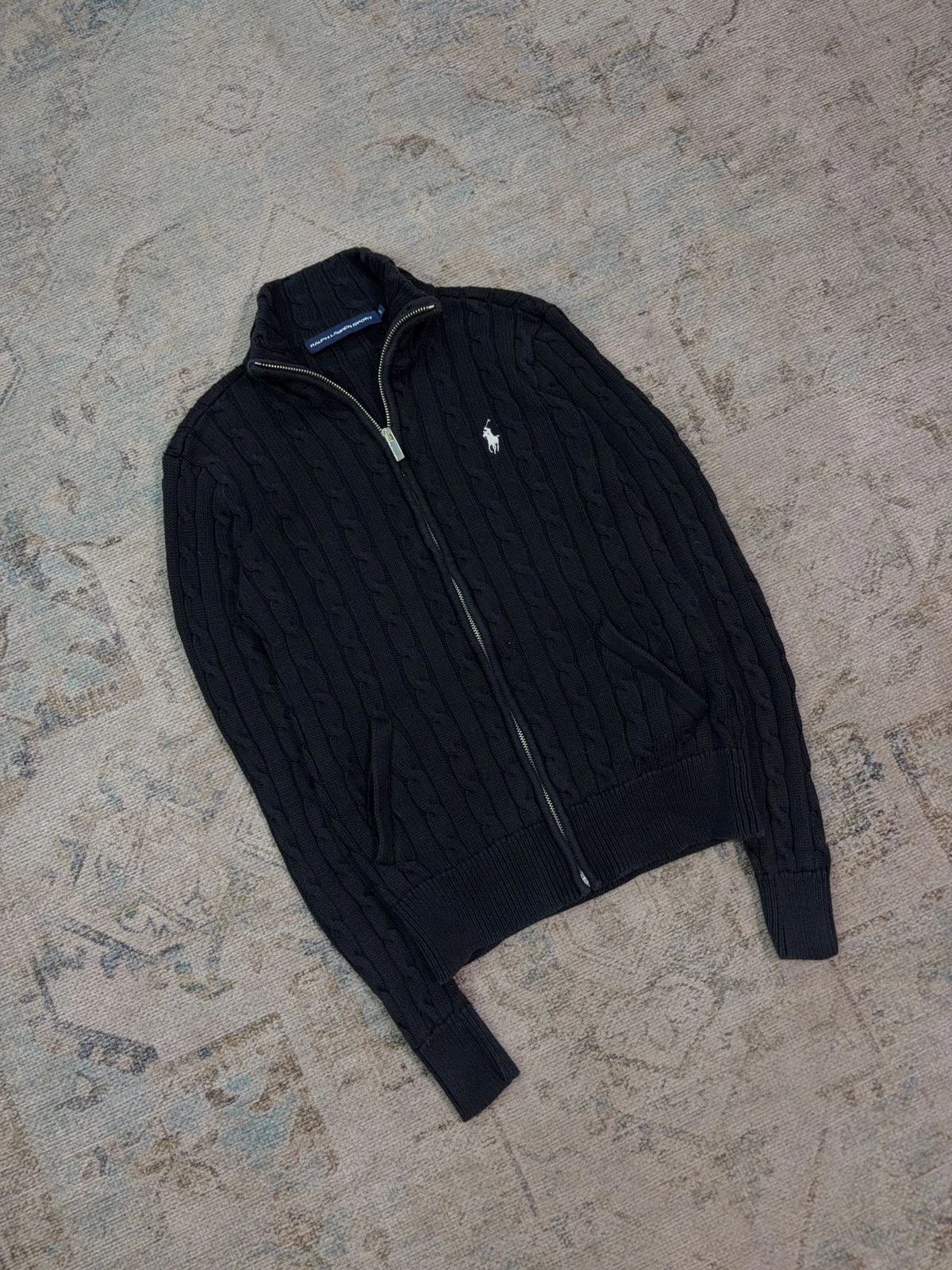 RALPH LAUREN SPORT CABLE-KNIT FULL-ZIP SWEATER 2