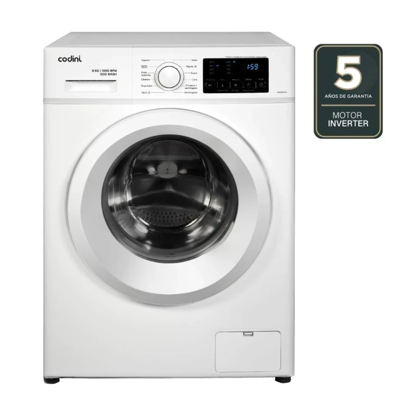 LAVARROPAS AUTOMÁTICO CODINI 6KG ECO WASH 1000RPM 