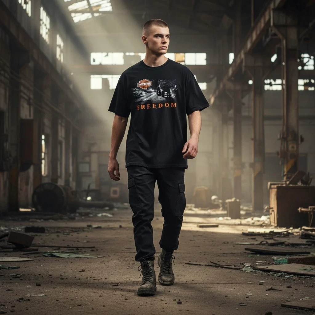 Playera 2XL Harley Davidson Freedom