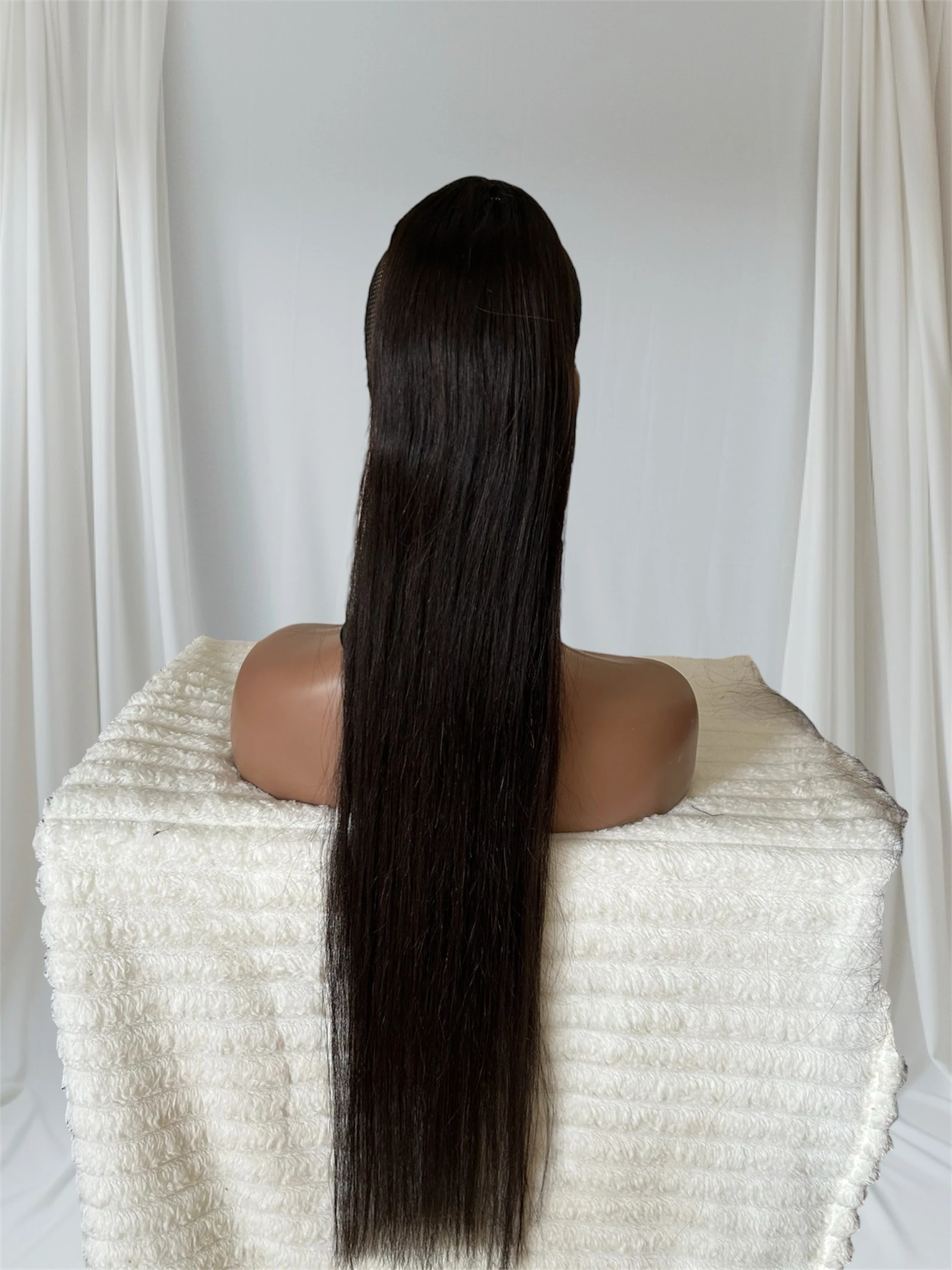 Cola de cabello humano de 32 pulgadas  4