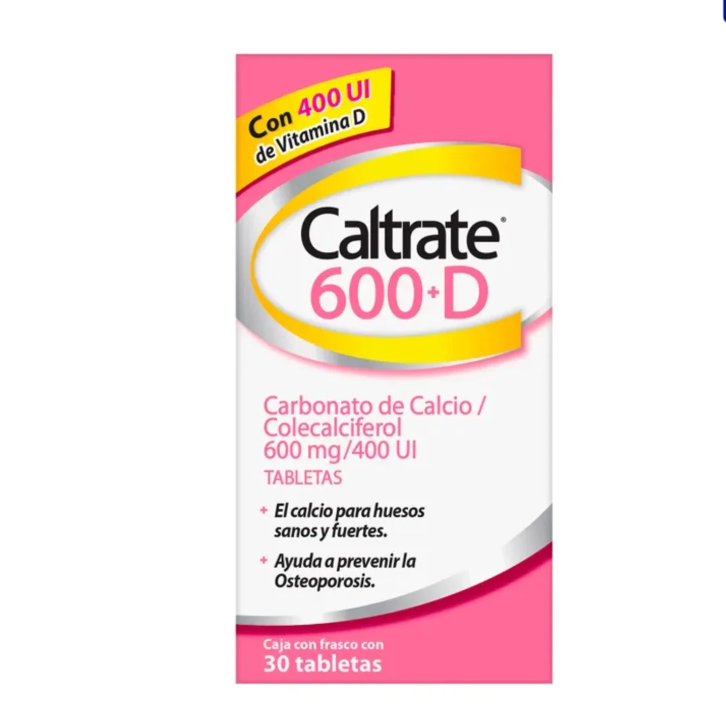 Caltrate 600 +D 30 tabletas