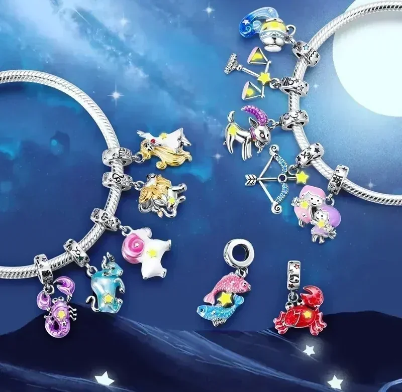 Charm Signo Zodiacal Colgante  6