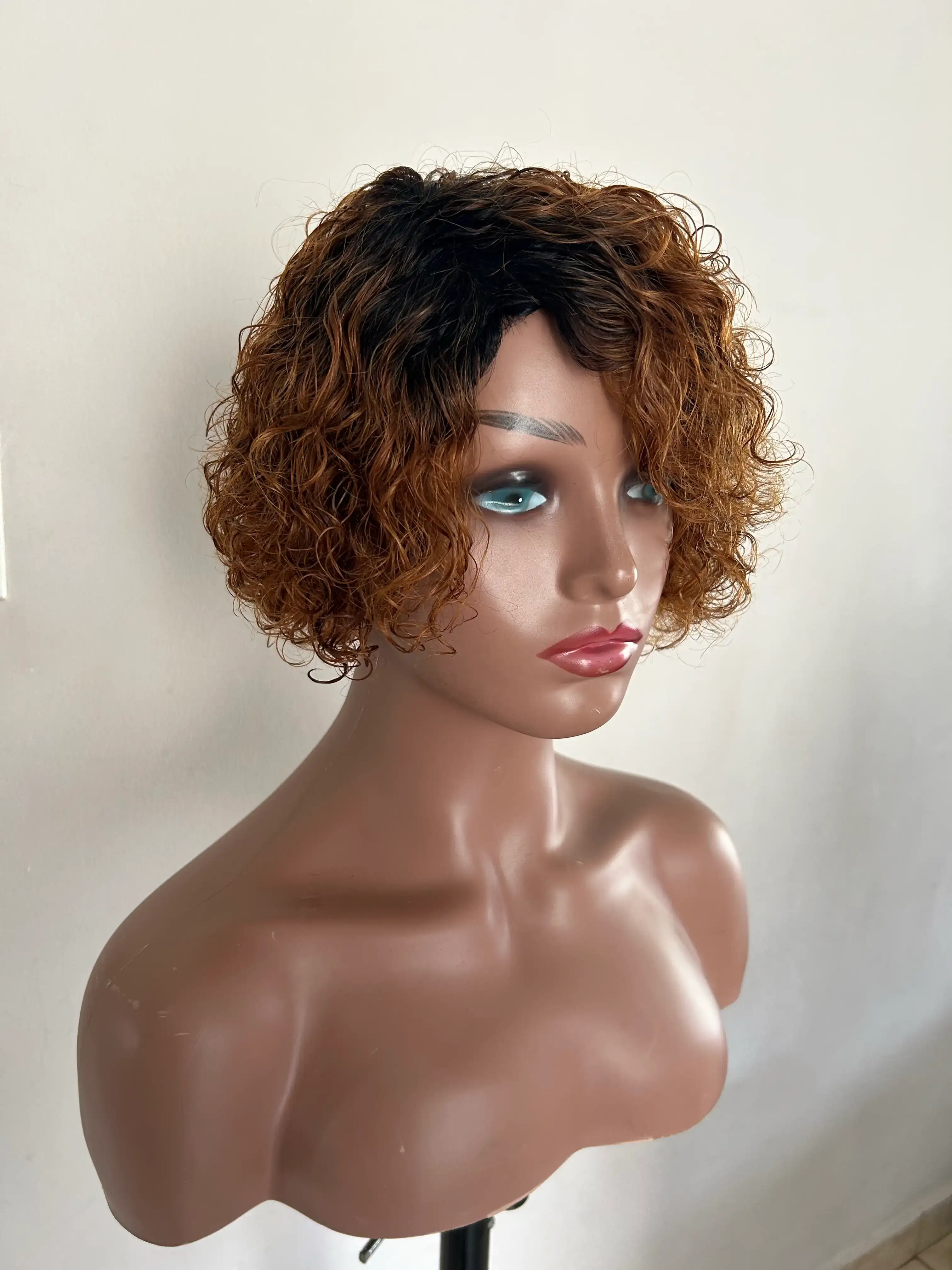 Cabello humano ombre 8” 3
