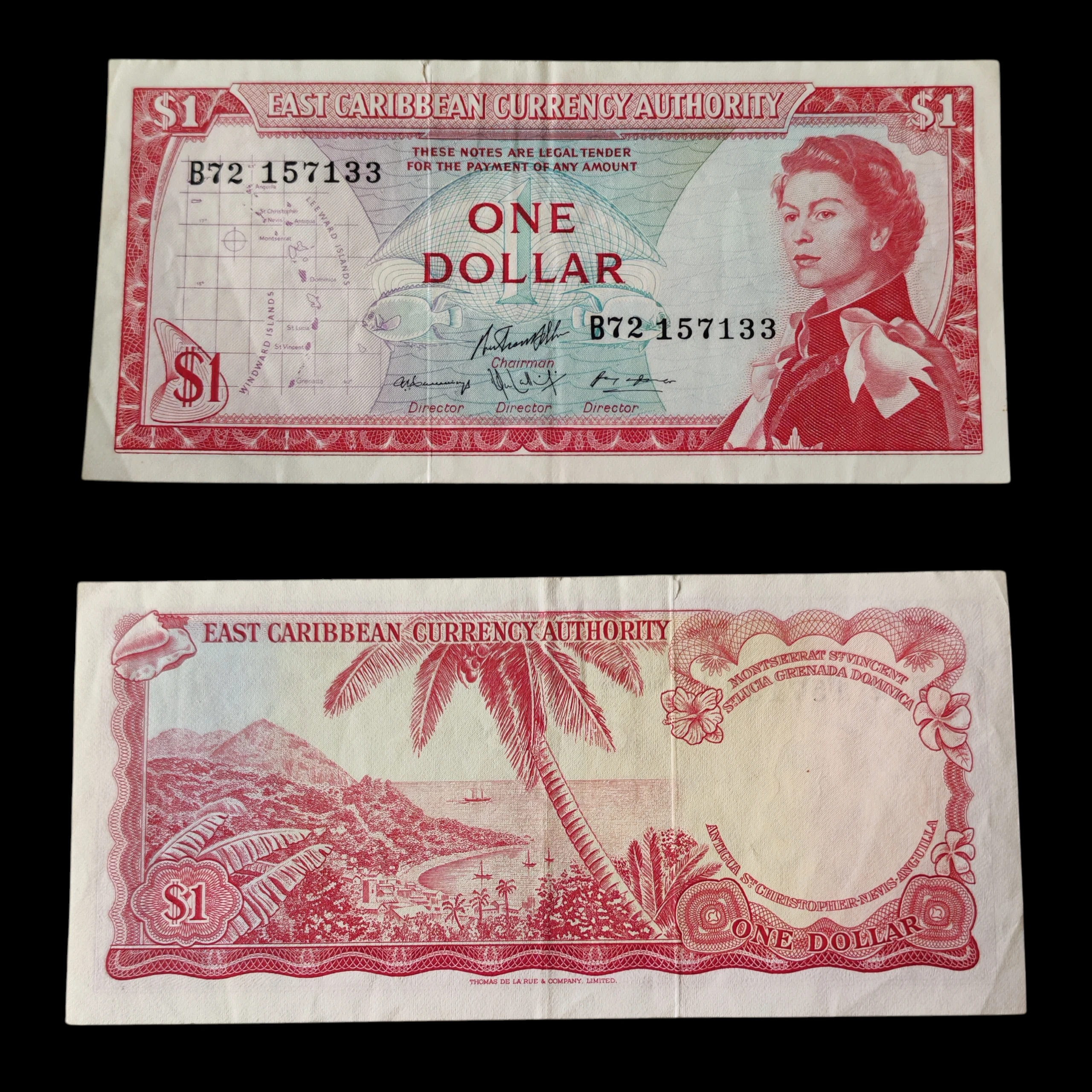 ° Estados del Caribe Oriental 1 dólar VF