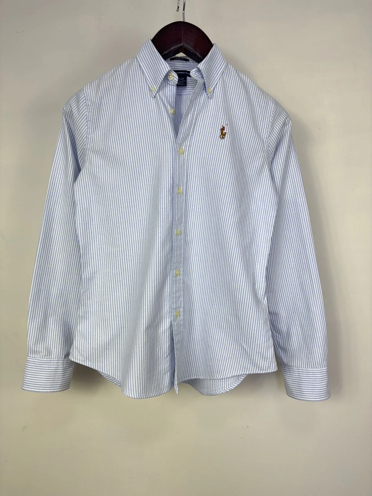 RALPH LAUREN SPORT SLIM FIT STRIPED OXFORD SHIRT