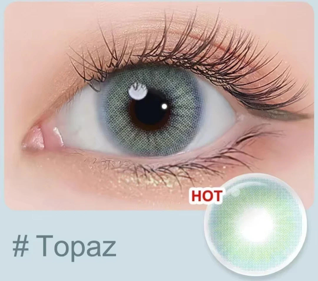 Lentes de contacto - Referencia: QUEEN / TOPAZ - Sin bordes  2