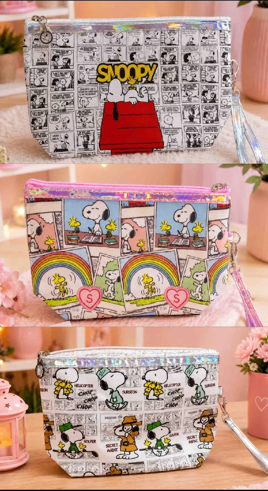 Cartuchera Snoopy - Mafalda - Hello Kitty  3