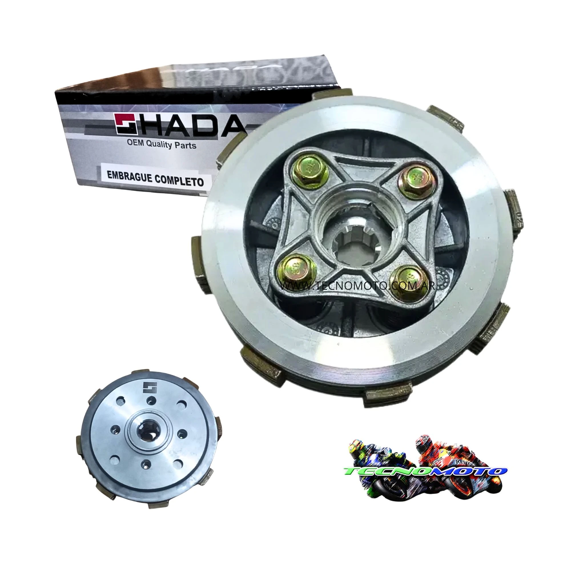 CENTRO EMBRAGUE ARMADO TVS 160/200 RTR  -50223