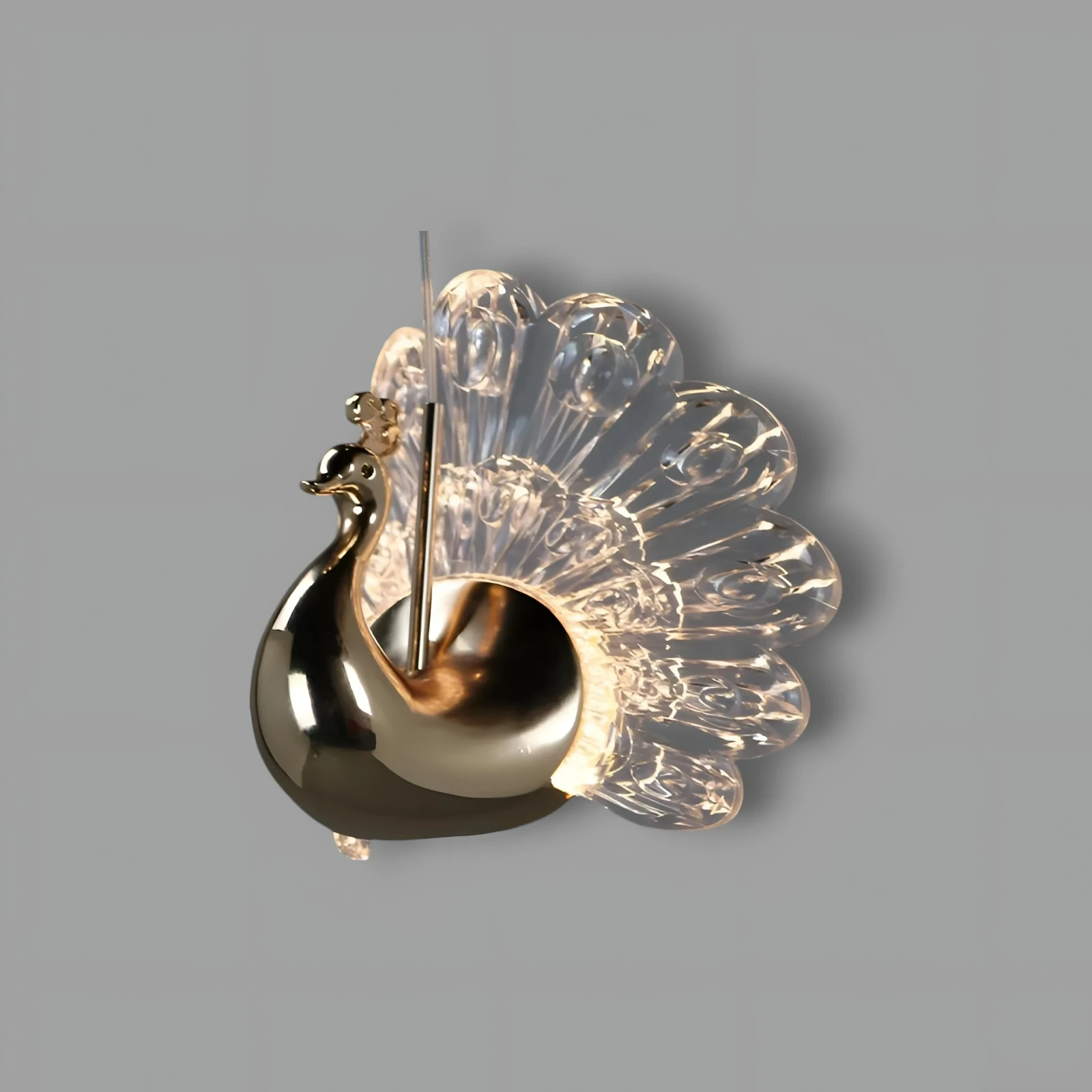 LAMPARA COLGANTE LED PAVO REAL 3W LUZ CALIDA/3K