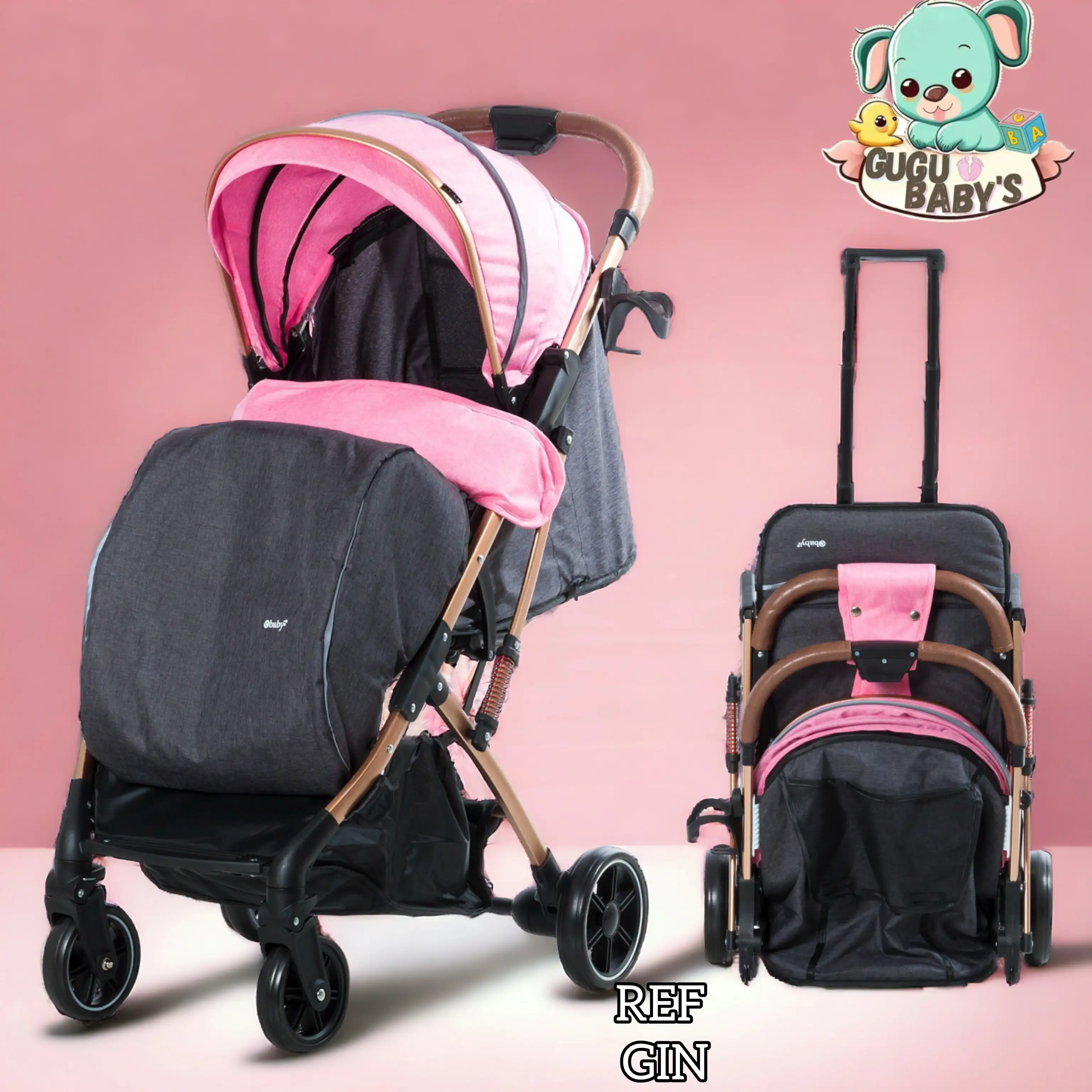Coche maleta EBaby niña 