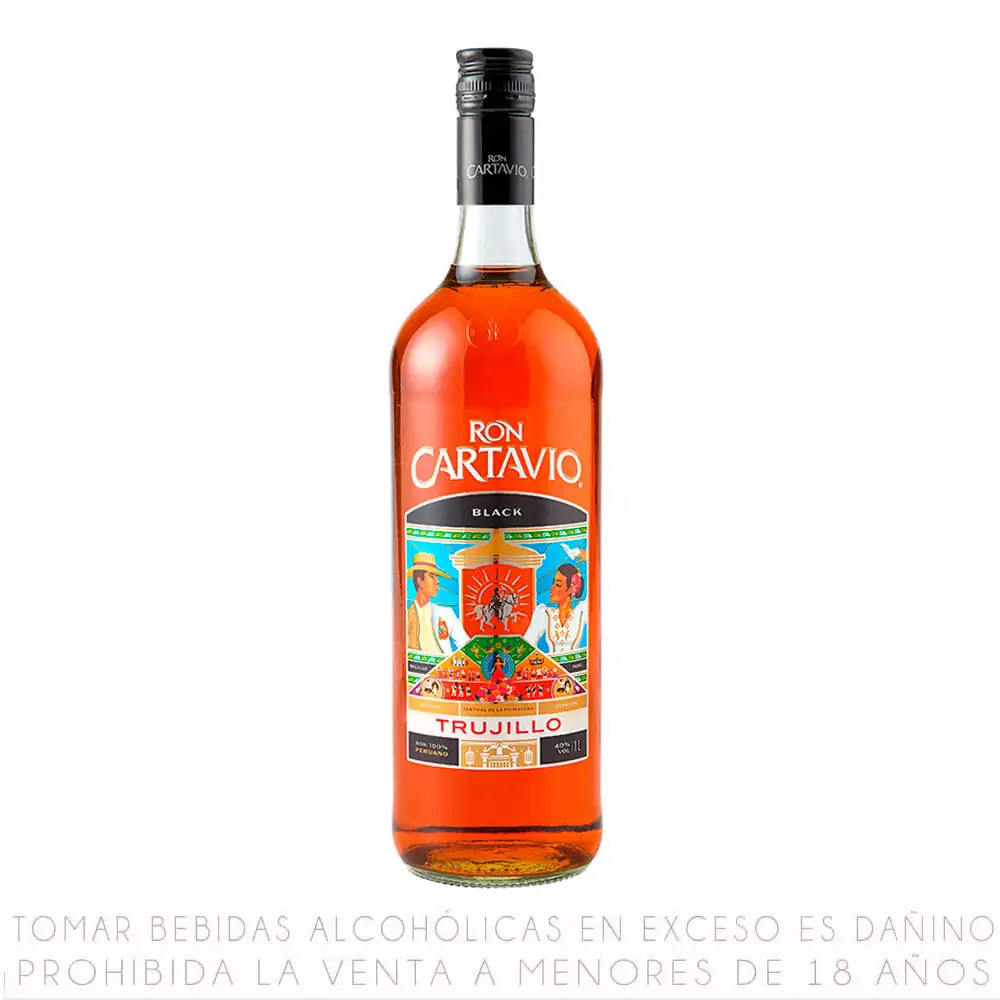 Ron CARTAVIO Black Trujillo Botella 1 lt