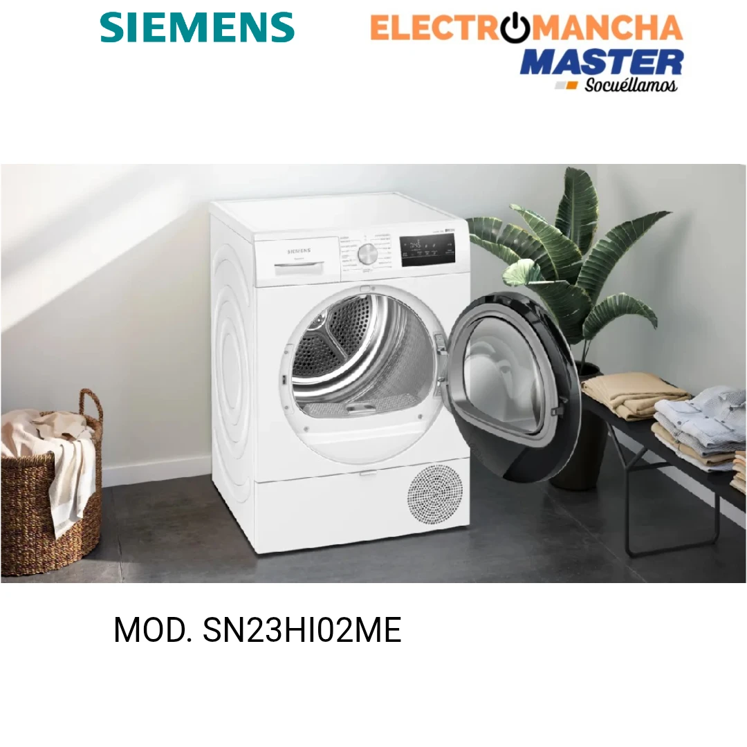 SECADORA SIEMENS IQ300 WT45HV00ES 8 KILOS BOMB DE CALOR CLASE D  3