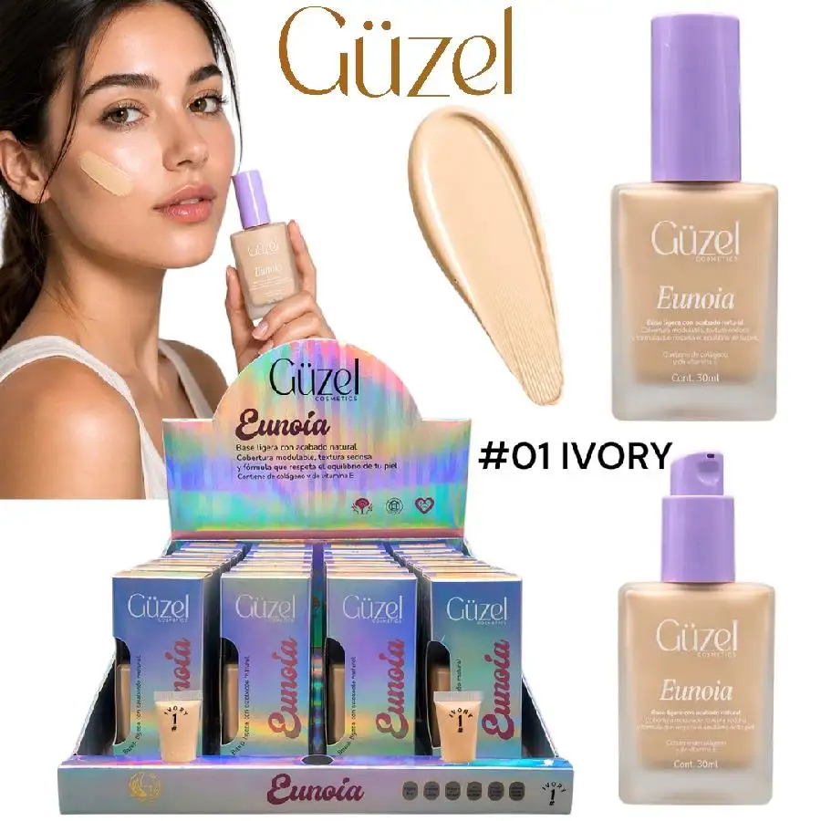 Base liquida eunoia tono #1 ivory guzel