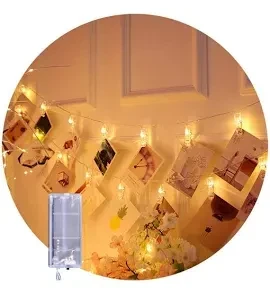 Guirnalda luz led broche 