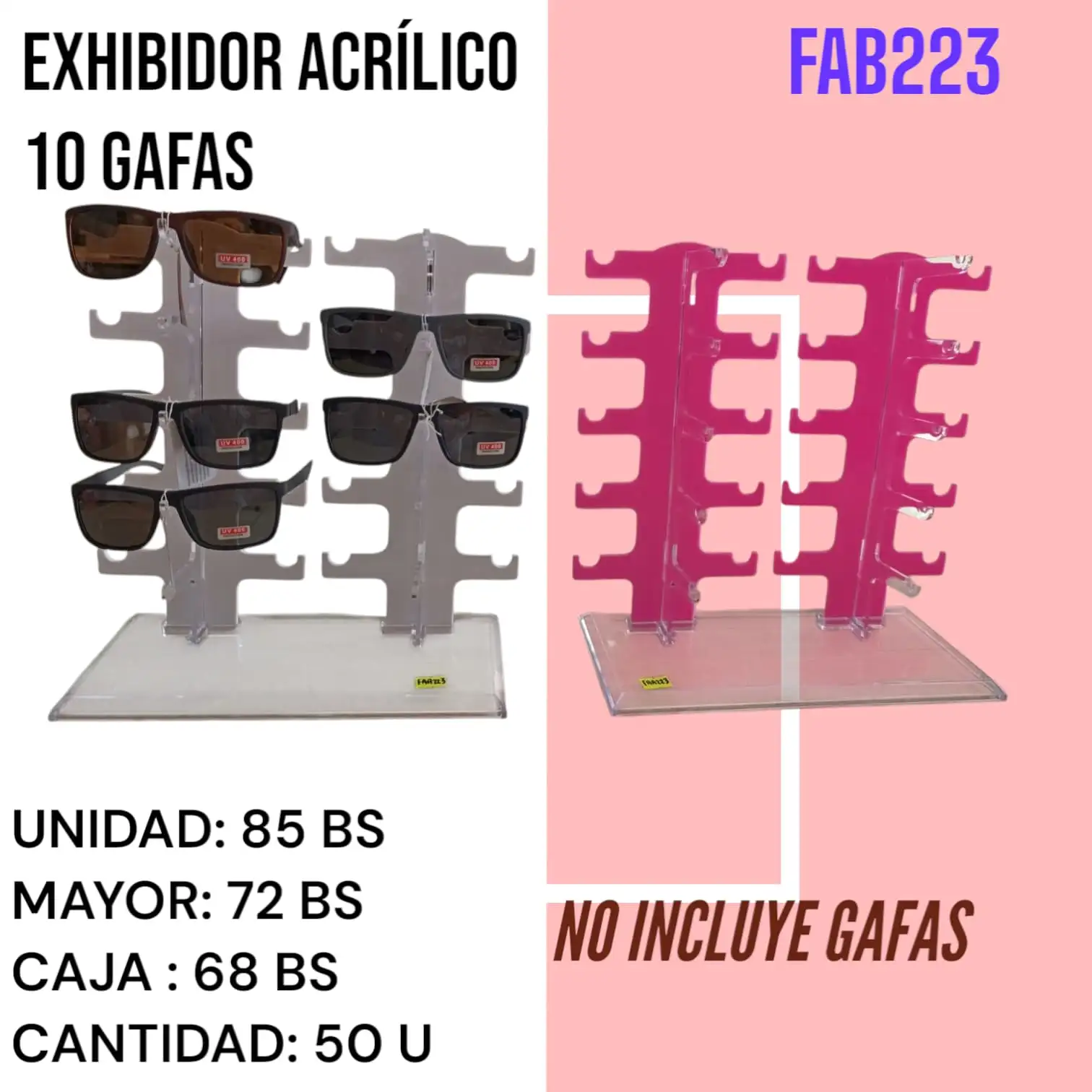 EXHIBIDOR ACRÍLICO FAA223
