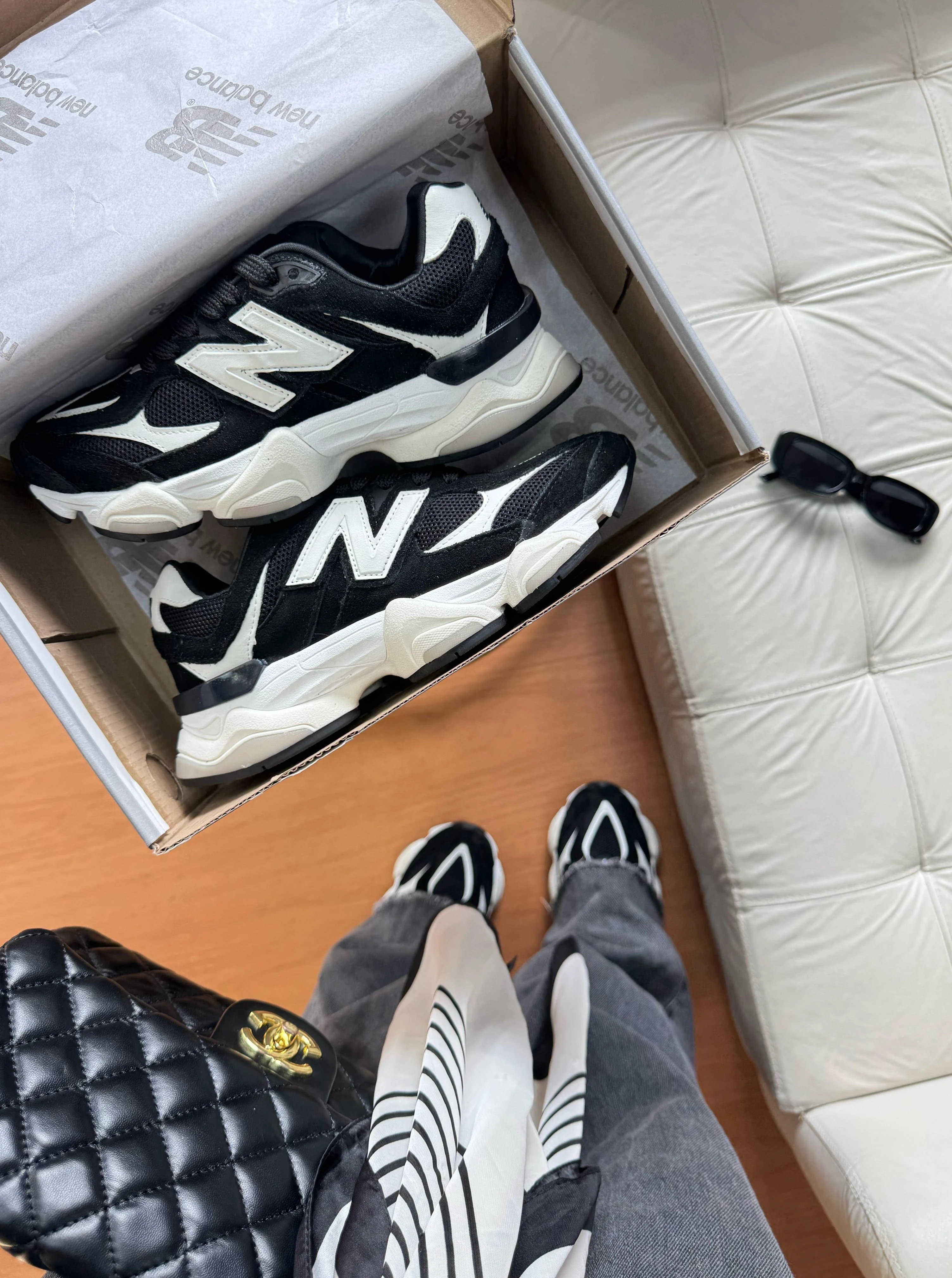TÊNIS NEW BALANCE 9060 COURO  4