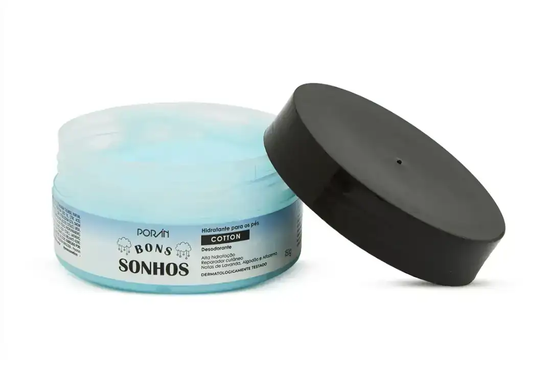 Hidratante para os pés Bons sonhos Cotton Poran