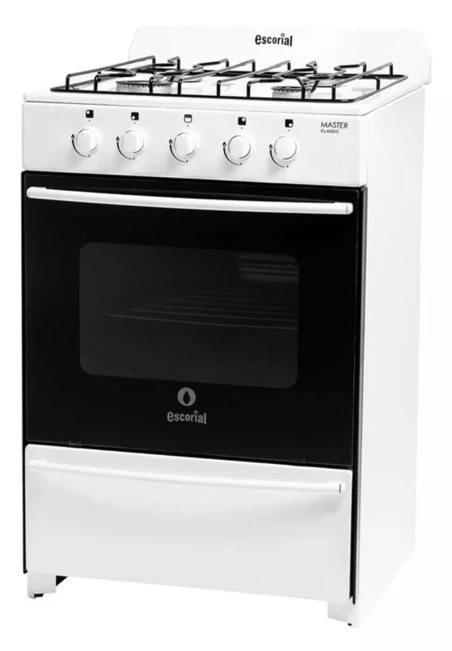 COCINA ESCORIAL MASTER CLASSIC GAS ENVASADO P/VIDRIO