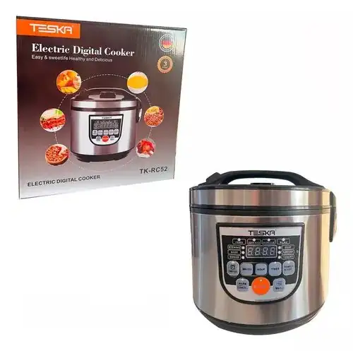 OLLA MULTIFUNCIONAL DIGITAL COOKER MARCA “TESKA“ 900w 3