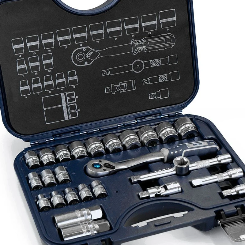 CAJA DE TUBOS ENCASTRE 3/8 BREMEN 