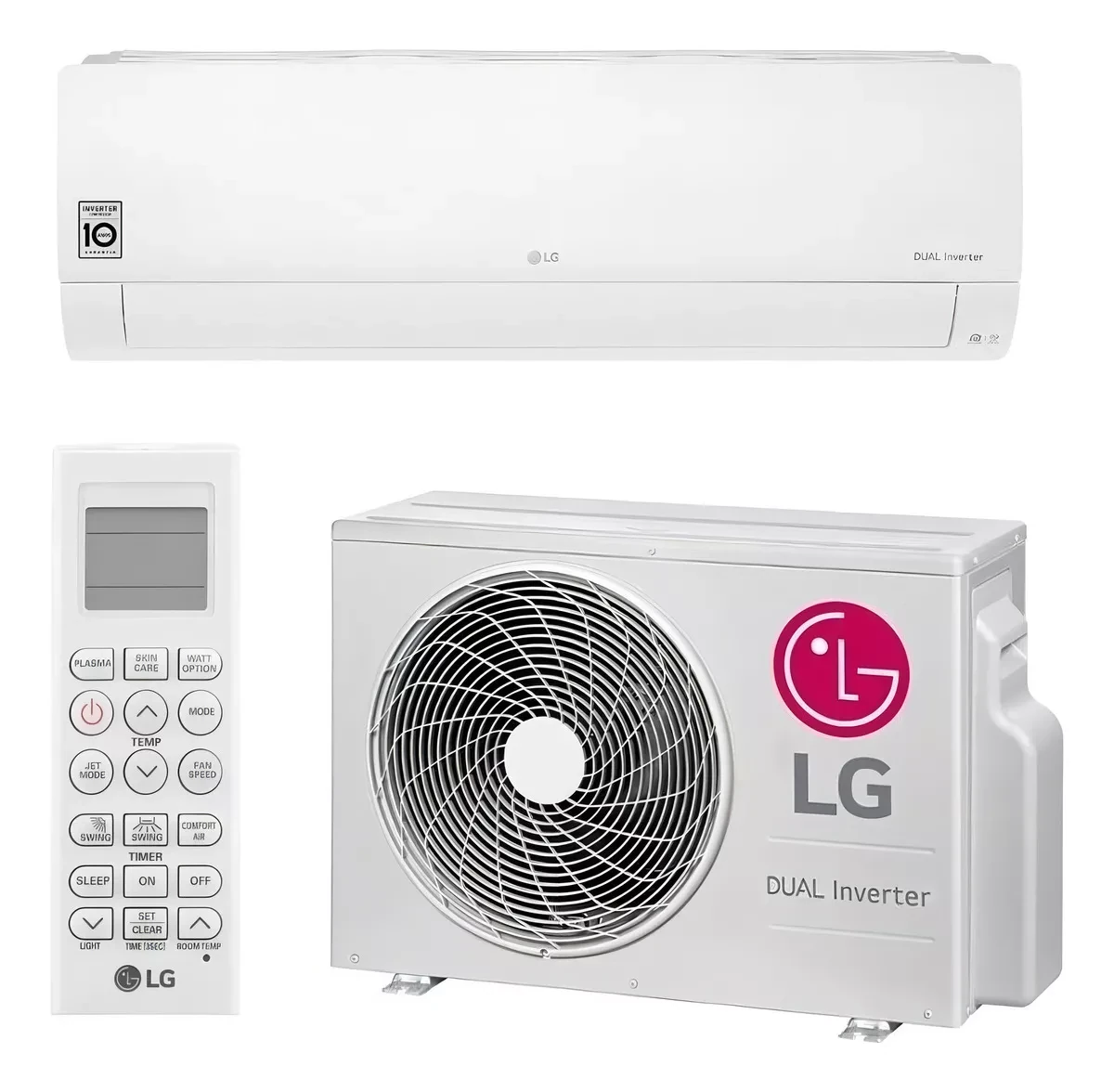 Aire Acondicionado LG Inverter Dualcool S4-W18KL31A Wifi Frío/calor 4500 Fr Color Blanco