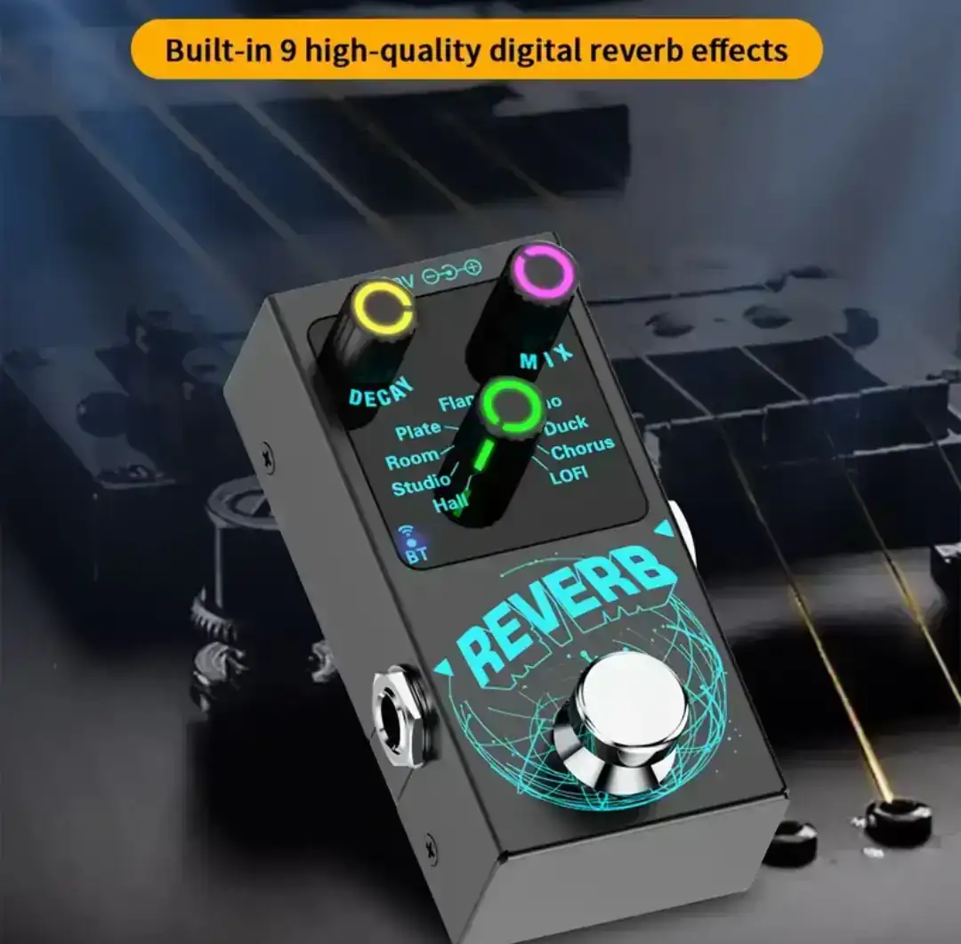 Pedal Reverb Analogo 9 Modos  4