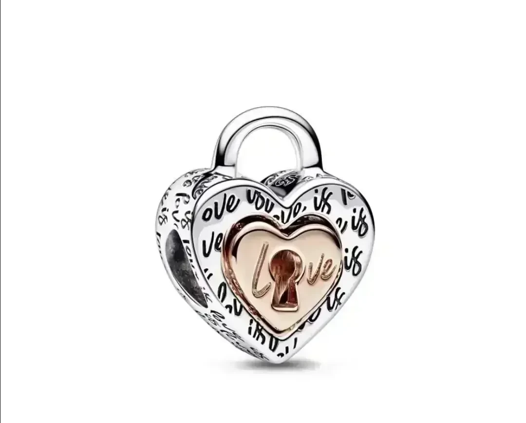 Charm Candado Corazón Divisible 