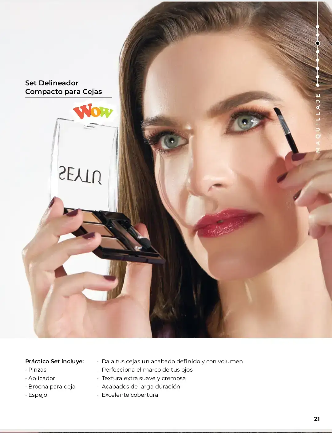 Set delineador compacto de cejas