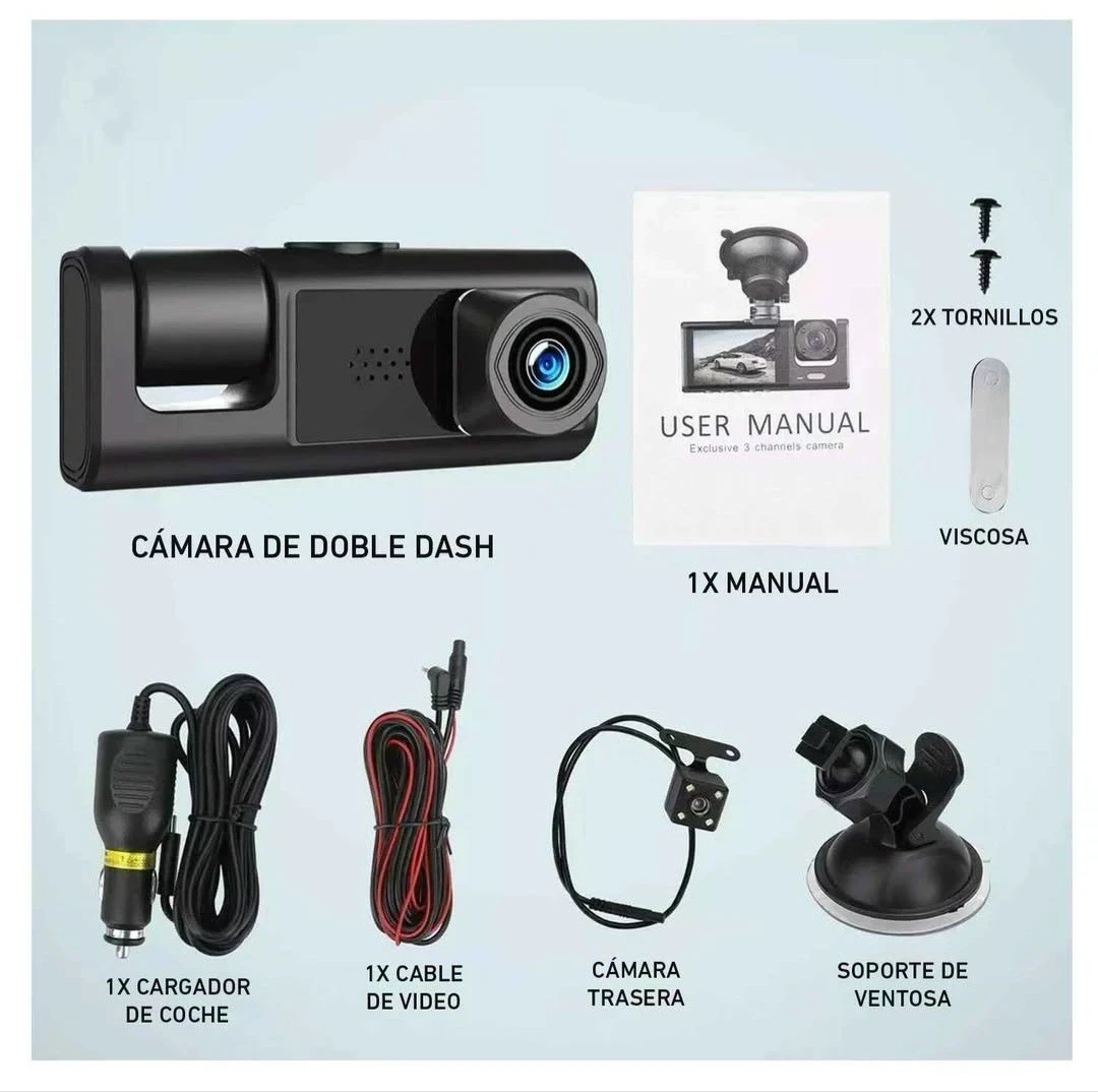 CÁMARA PARA CARRO 3 EN 1 2