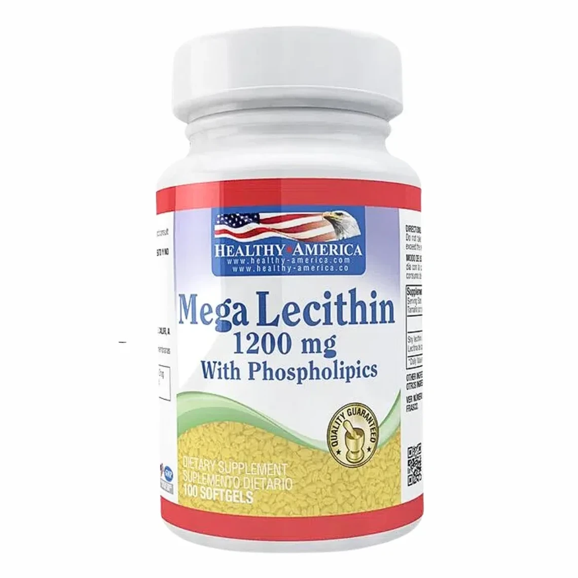 Megalecitin 1200 mg x 100 softgels Healthy América 