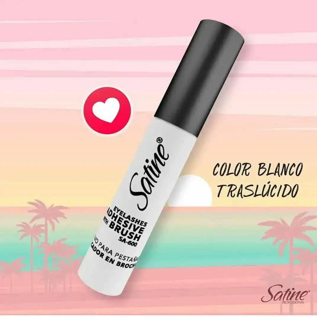 Goma para Pestañas Transparente Satiné