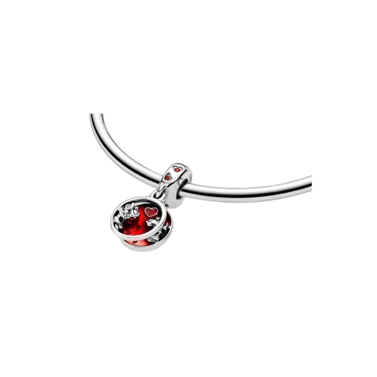 Charm Mickey y Minnie Mouse Beso y Abrazo  4