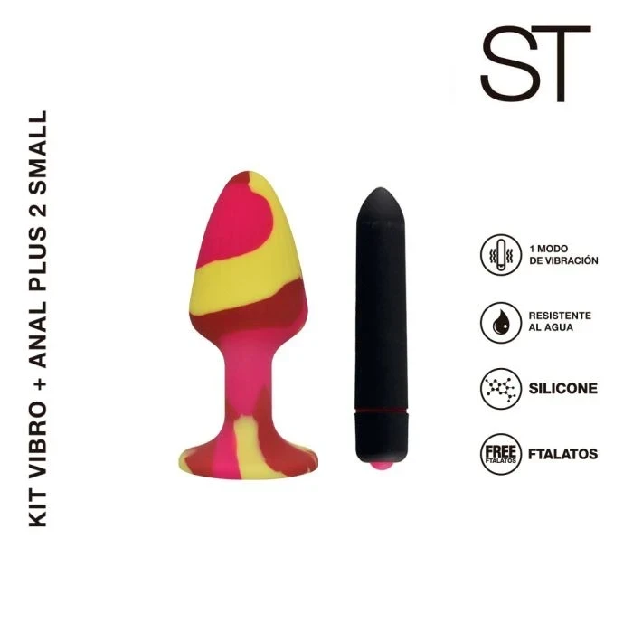 KIT VIBRO + ANAL PLUG SMALL