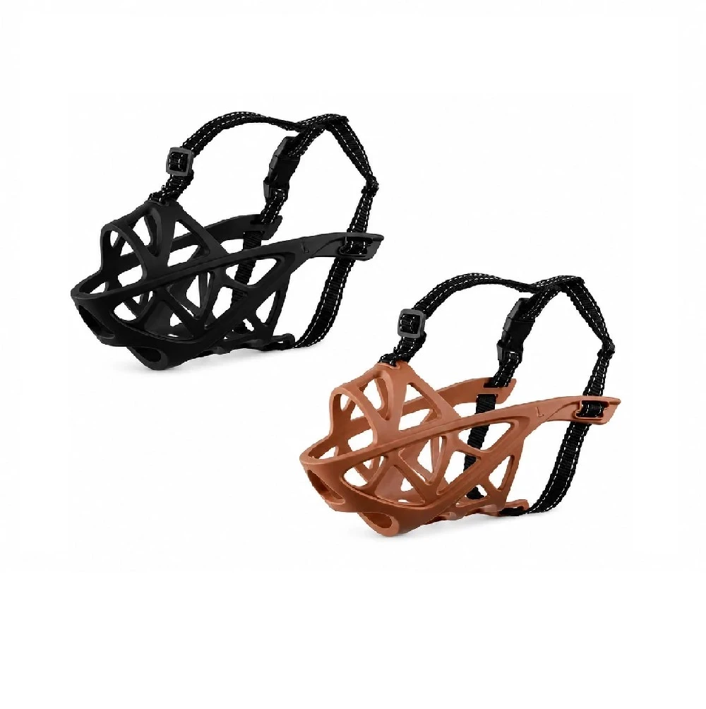 Bozal de silicona flexible beige