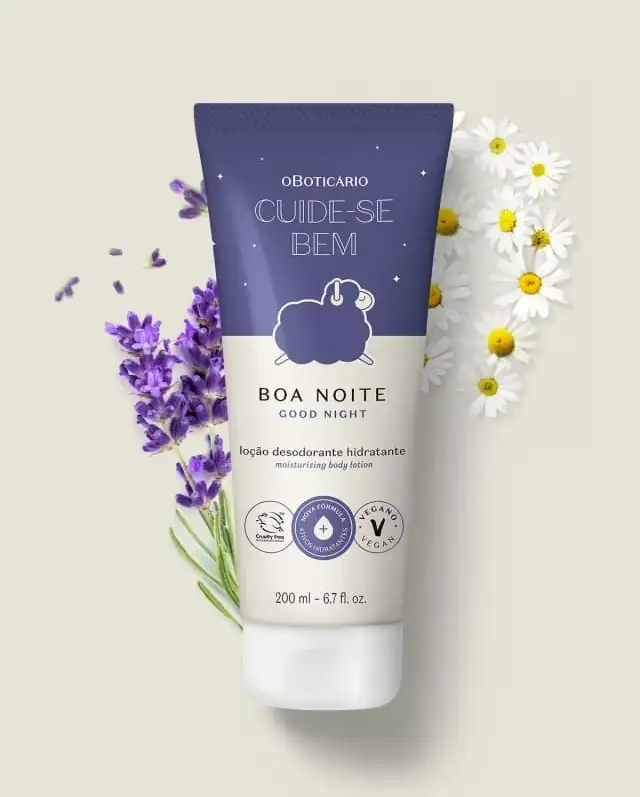Cuide-se Bem Boa Noite Loción Hidratante Corporal, 200ml 3