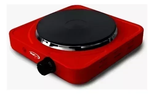 Anafe Eléctrico MEGA EXPRESS 1 Hornalla Rojo 