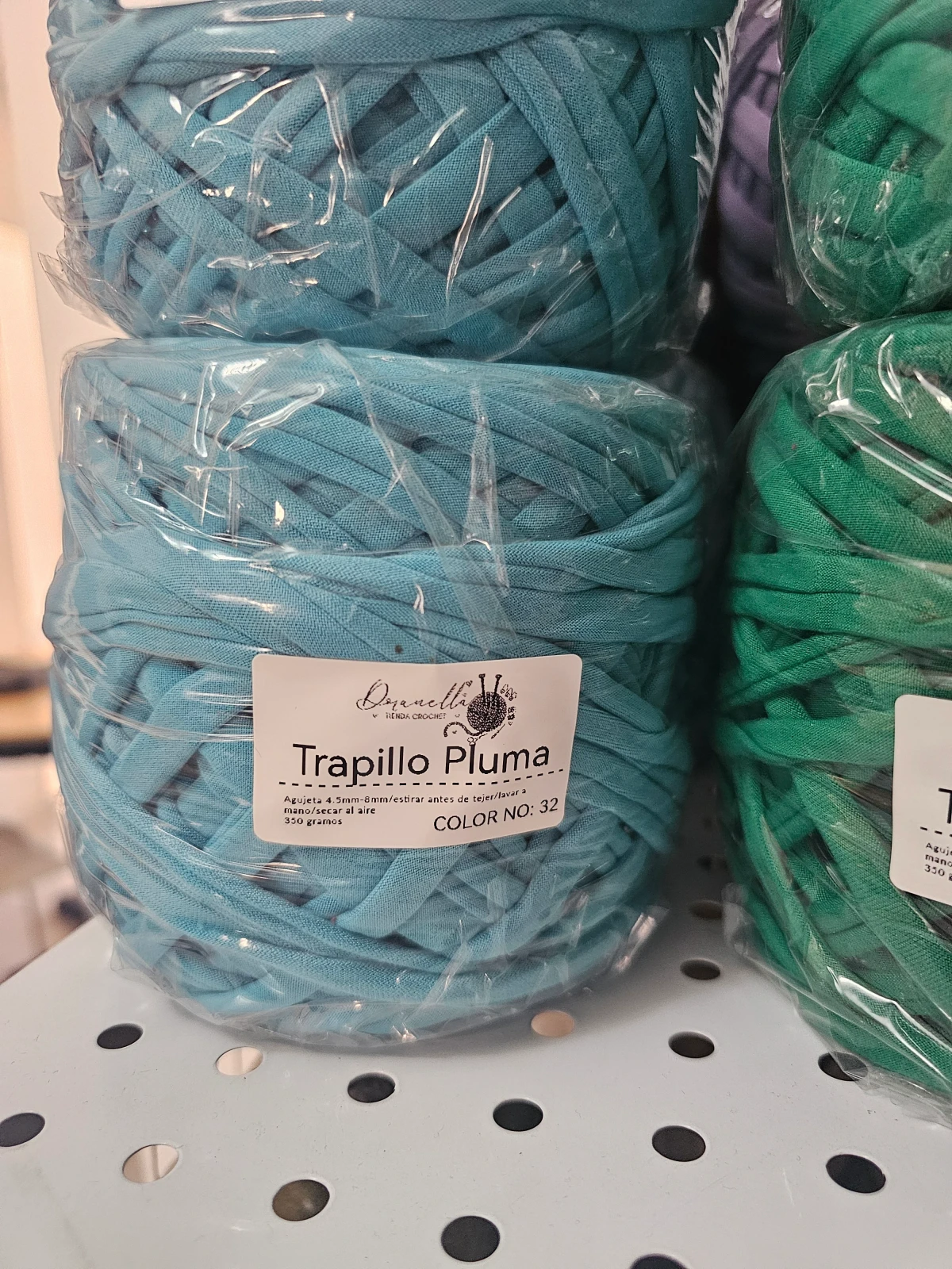 Trapillo pluma 32 azul