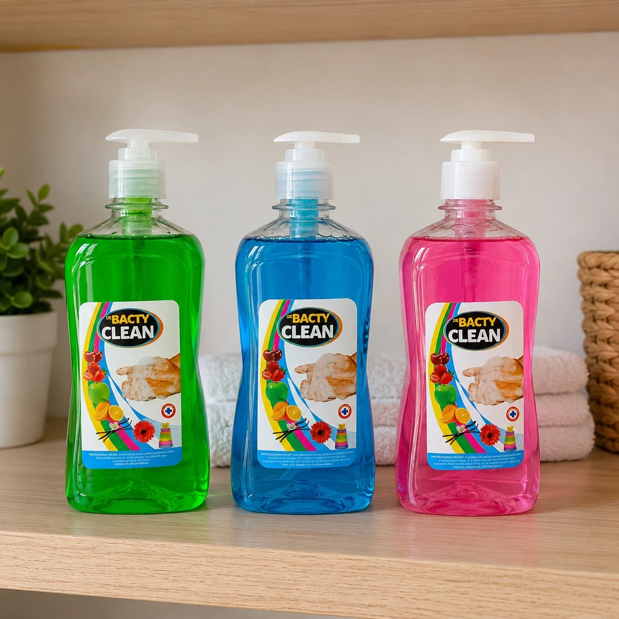 	 JABON PARA MANOS BACTY CLEAN 460ML FRASCO