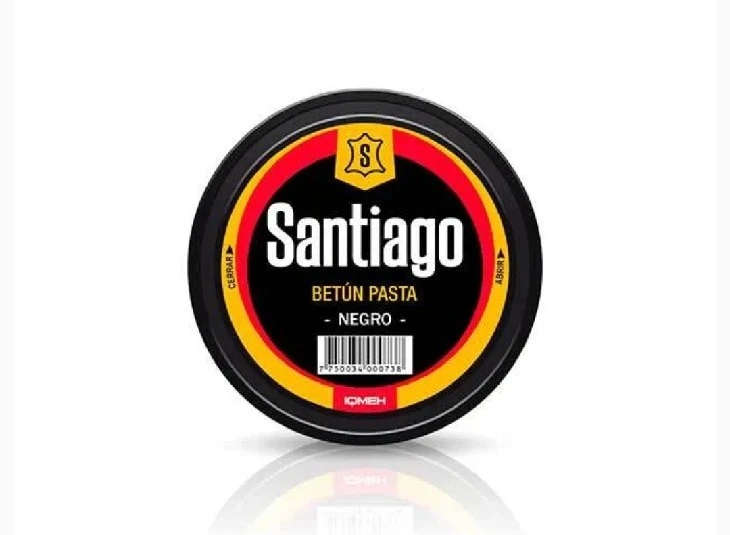 CREMA DE CALZADO SANTIAGO  NEGRO 