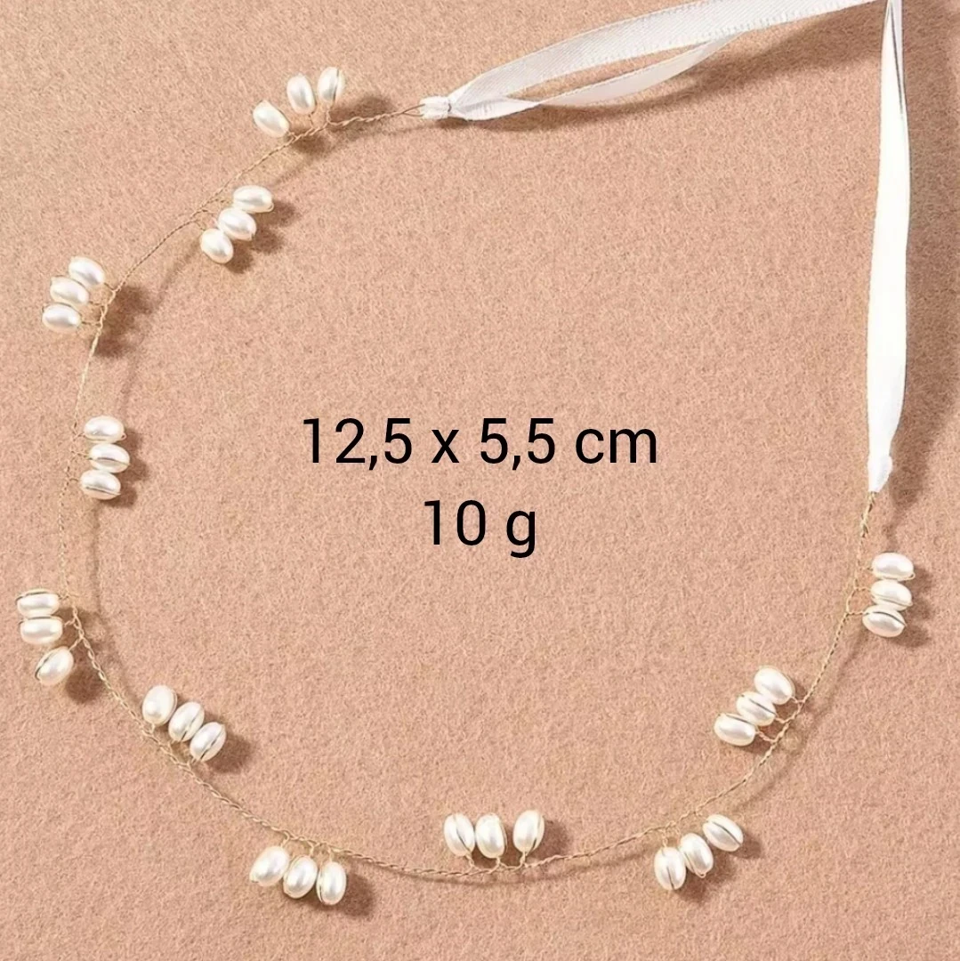 TIARA DE PERLAS ELEGANTES  3