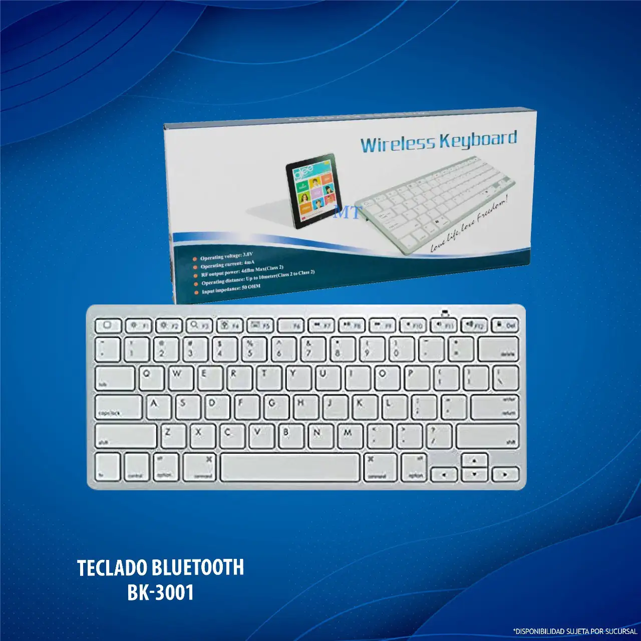 Teclado Bluetooth Bk-3001