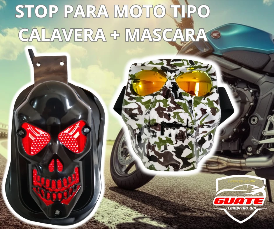 STOP TIPO CALAVERA + MASCARA&nbsp;