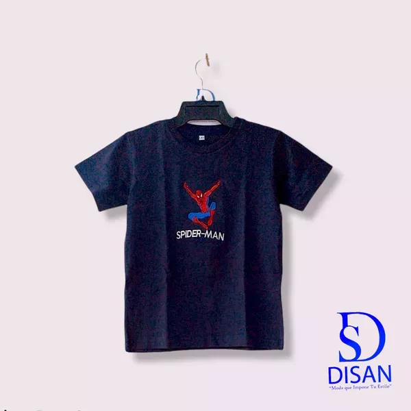 Polo Azul marino Hombre Araña