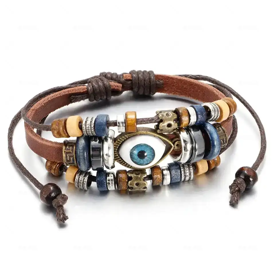 Pulsera Pirata Ojo Turco cafe