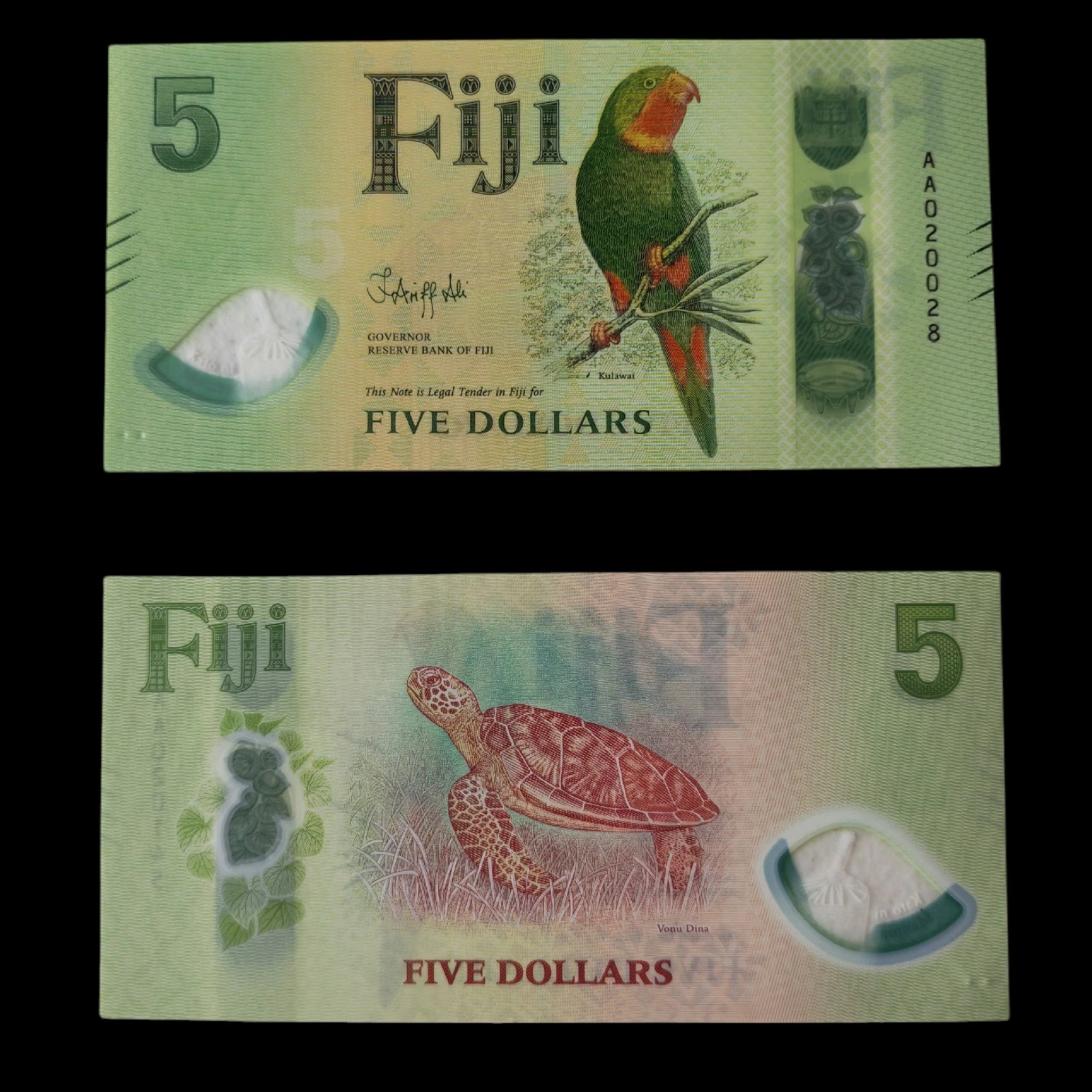 ° Fiji 5 Dolares UNC