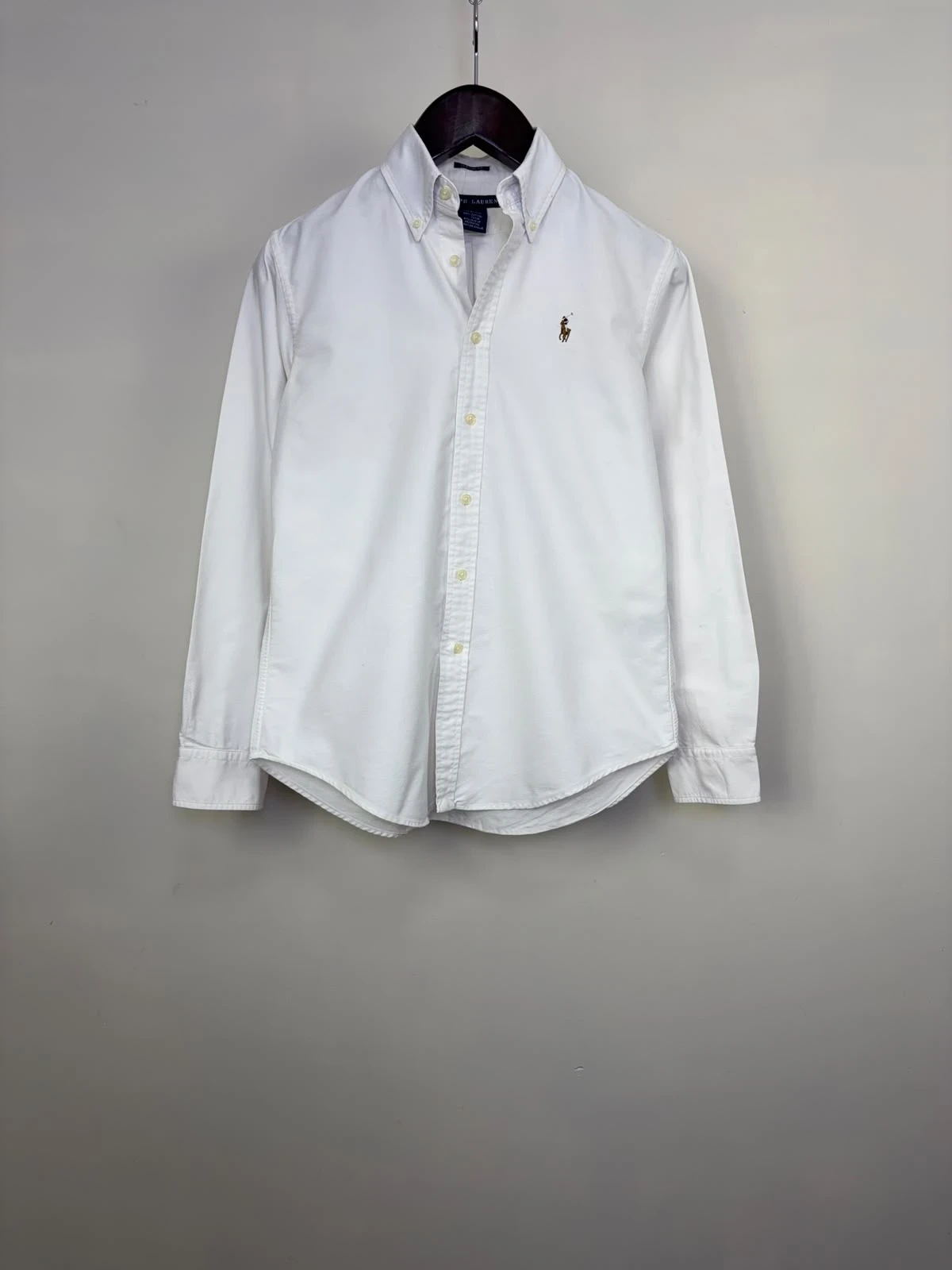 RALPH LAUREN WHITE OXFORD SHIRT