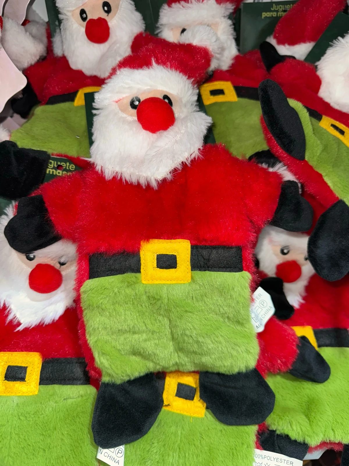 Peluche papa Noel 30cm 