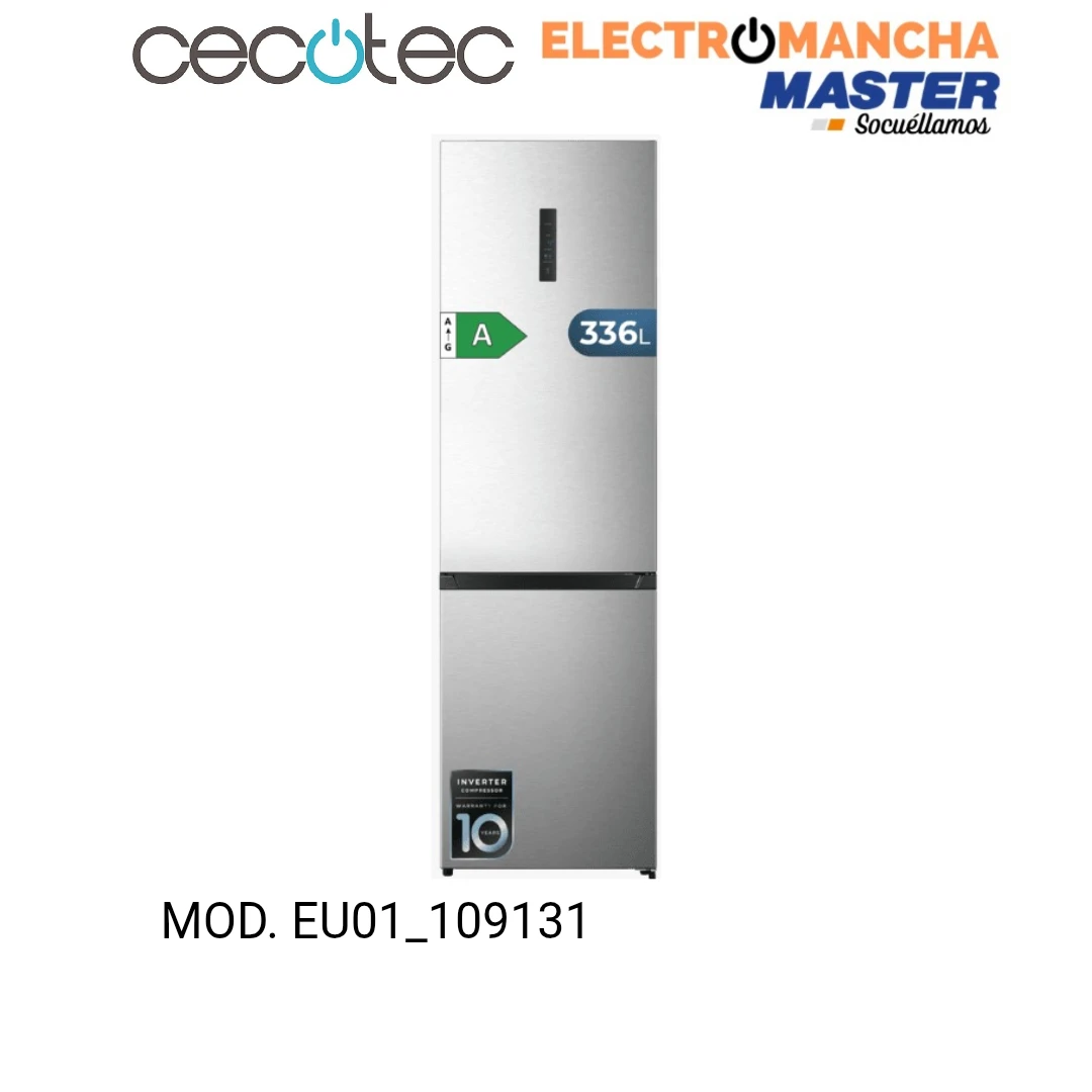 FRIGO COMBI CECOTEC A01_EU01_109131 INOX 2,01*60 NF CLASE A