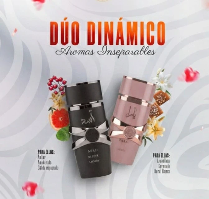 Dúo de perfumes asad elixir+ Yara elixir 100 ml cada 🥰 3